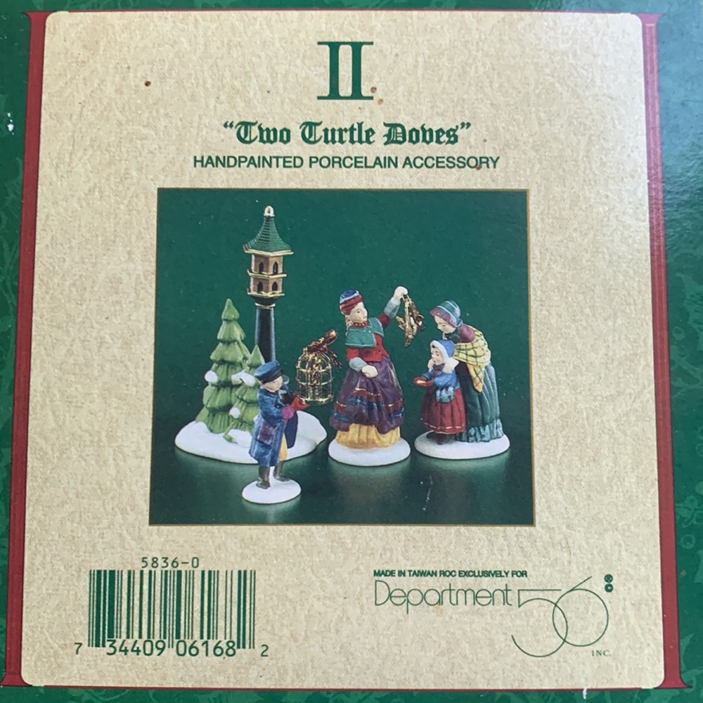 Dept 56, 12 Days of Dickens Village , A Partridge in a Pear Tree
